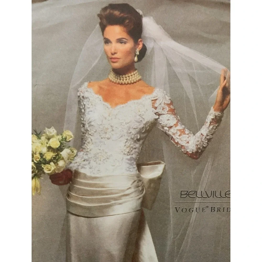 Vogue Wedding Designs BELLVILLE-SASSOON Pattern 2 lengths Bride Bridesmaid 14-18